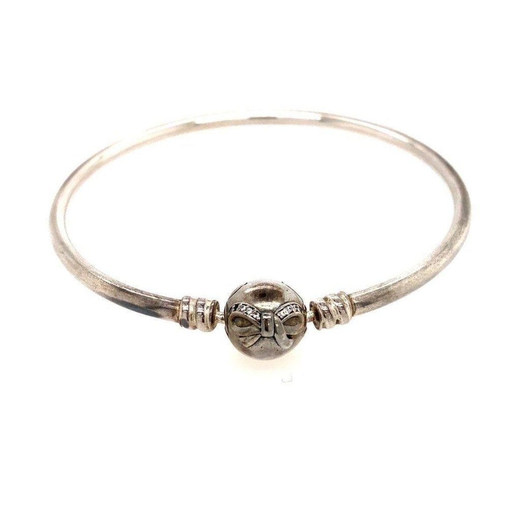 Pandora Bow Clasp Bangle